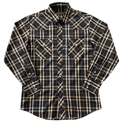 美式复古纯正西部牛仔硬汉衬衫