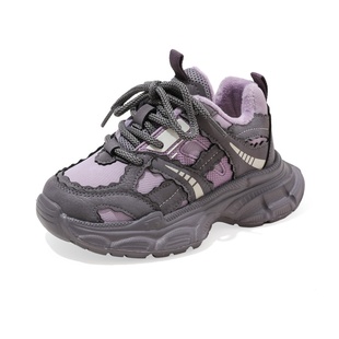 ABCkids童鞋加绒保暖儿童棉鞋冬季女童运动鞋青少年户外老爹鞋子