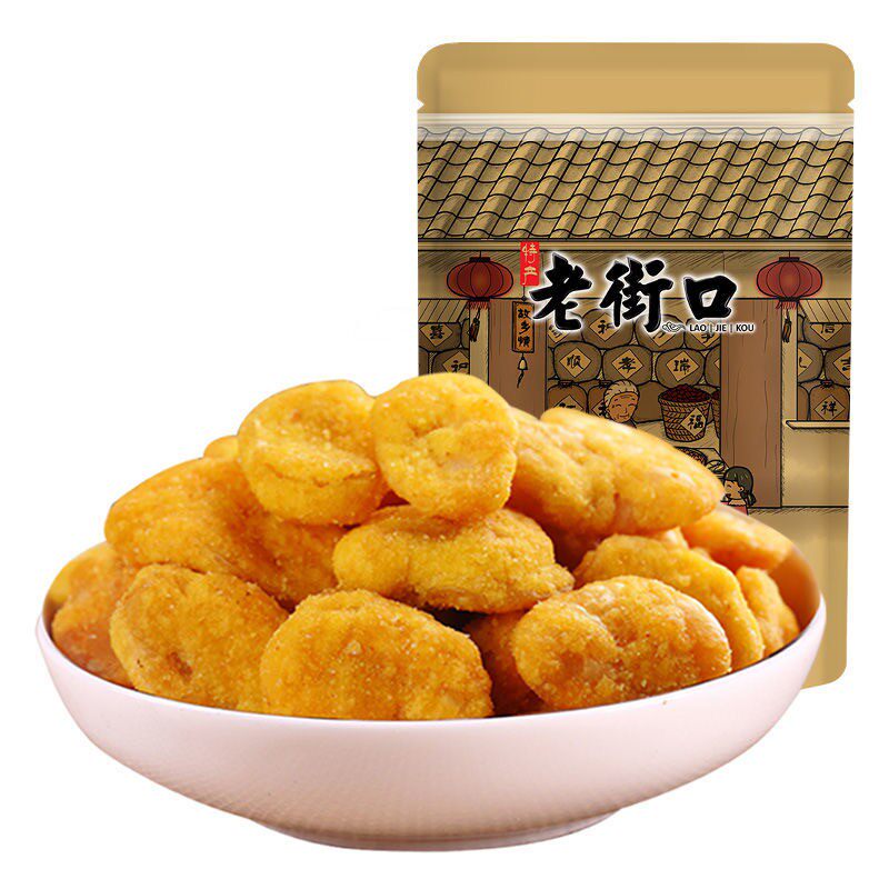 老街口蟹黄蚕豆200g休闲办公室零食豆瓣炒货小吃坚果特产