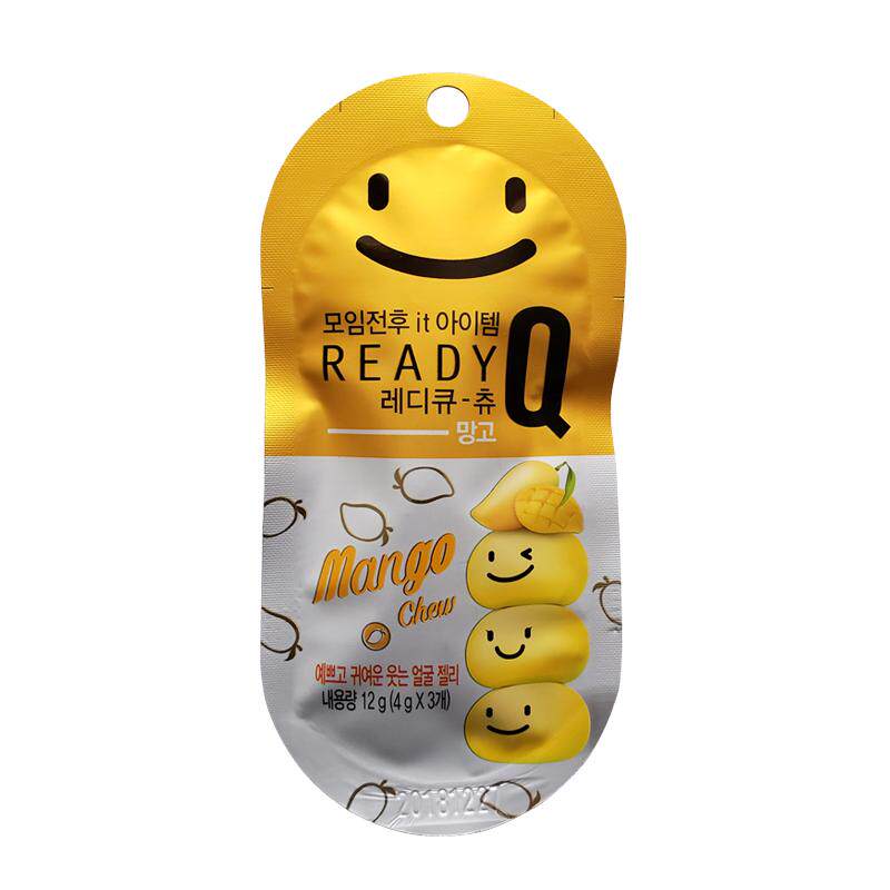 韩国ready-q笑脸解酒糖芒果味醒酒糖正品解酒糖12g（1袋3颗）包邮