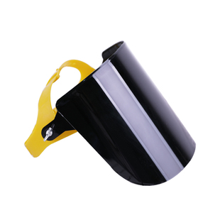 轻便头戴式电焊面罩防护面罩全脸防油溅油烟氩弧焊工打磨防尘透明