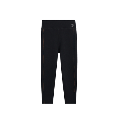 英氏女童打底裤加绒加厚秋冬2025新款儿童保暖裤子内外穿长裤冬装