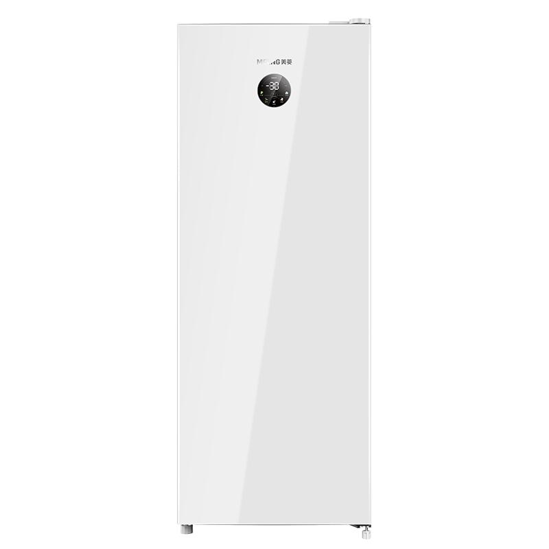 美菱官方168L立式冰柜家用租房小型冷柜 风冷无霜一级冷冻小冰箱