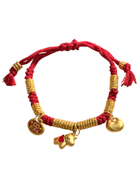 新年红色手绳2026马年本命年儿童