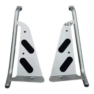 适用于24-25款三阳曼巴150护杠保险杠防摔杠脚踏板射灯支架改装件