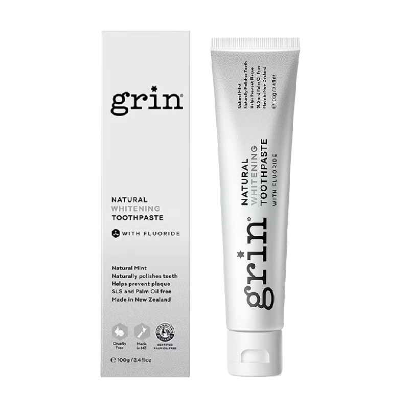 grin清新美白护龈进口成人牙膏