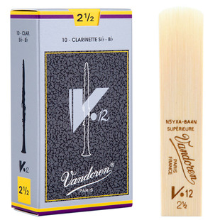 法国Vandoren弯德林V12单簧管灰盒黑管哨片降B调古典专业级银盒