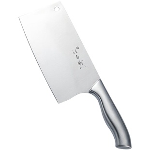 汪吾铨家用菜刀切肉刀全钢轻巧 女士超快锋利不锈钢厨房切片刀