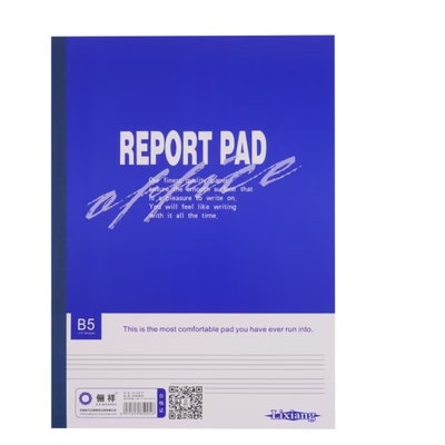 俪祥B5精品红蓝笔记本作业本中小学生加厚笔记英语本大格草易撕取