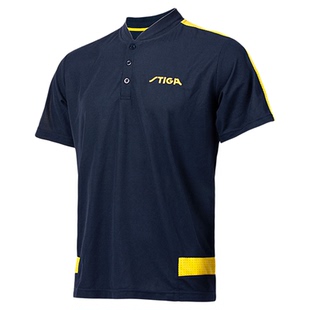stiga斯蒂卡乒乓球服短袖上衣男polo衫斯帝卡比赛服女教练裁判服