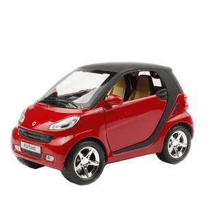 儿童玩具车 奔驰smart合金小汽车男孩玩具汽车模型宝宝惯性回力车