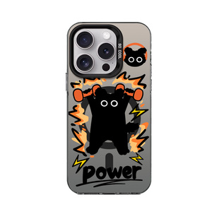 【Magsafe磁吸】健身举铁猫适用于苹果17promax手机壳iphone16彩银小米13pro保护套15/14plus高级12/11华为