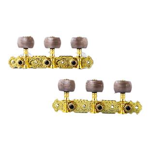 Alice爱丽丝AOS-020B古典吉他旋钮 弦钮弦轴两排套装送工具螺丝