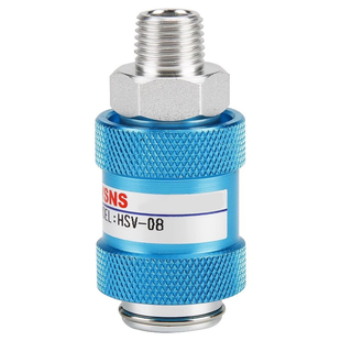 TWSANS台匠山耐斯气动手滑阀 HSV-06/08/10/15气动2分4分手推阀滑