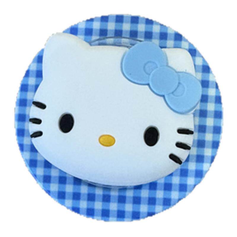 日系磁吸手机支架卡通猫咪格纹