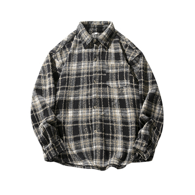 班尼路秋季新款宽松时尚衬衫男士