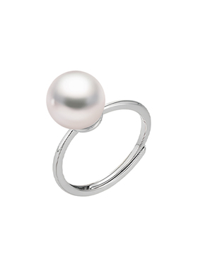 施家水晶珠S925纯银戒指不掉色