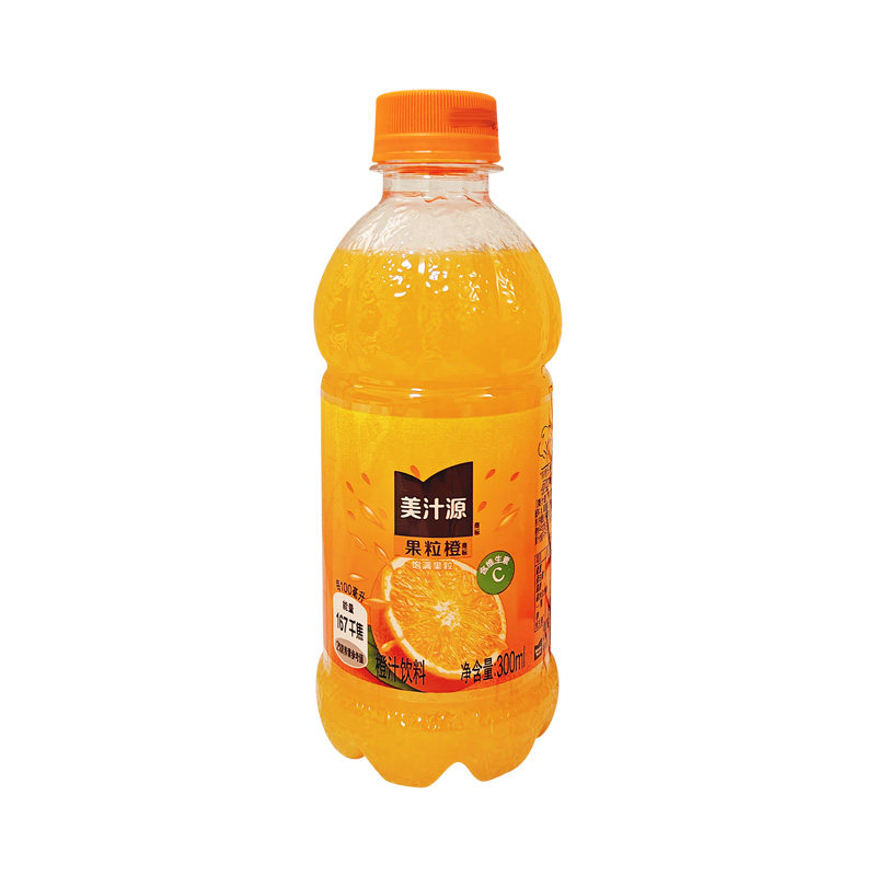 美汁源果粒橙300ml瓶装果味饮料
