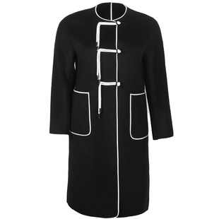 【130-210斤任选】美丽客栈反季复古国风双面呢大衣高端大码女装