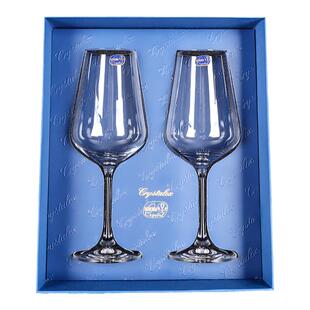 捷克进口高档轻奢水晶杯红酒杯香槟杯 莱克斯高脚杯轻奢礼盒套装