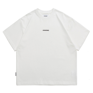 SHOGA日系圆领t恤男夏季休闲cityboy宽松纯棉印花情侣短袖上衣潮