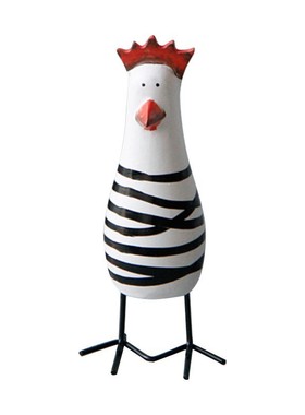 跨境新款卡通小鸡摆件木雕礼品