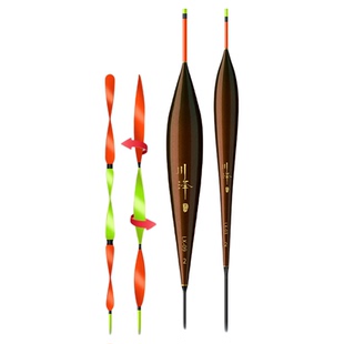 川泽LX螺旋尾浮漂鲫鱼漂醒目大物防风抗走水加粗近视高灵敏鱼漂