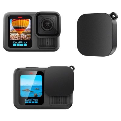 镜头盖适合GoProHero9/10/11/12/13硅胶镜头保护盖防刮防摔保护套