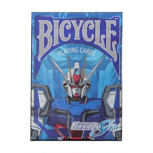 Bicycle万代高达模型正版扑克牌手办独角兽自由元祖seed收藏卡牌