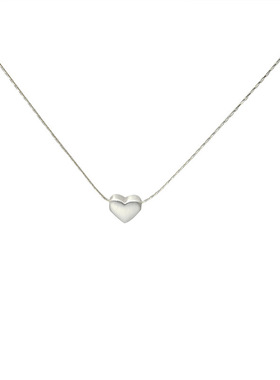 刘亦菲玫瑰的故事黄亦玫同款项链银色爱心简约不掉色锁骨链choker