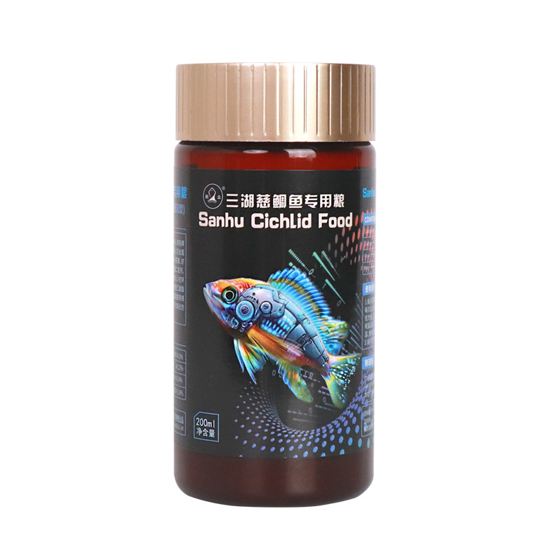 朗众三湖慈鲷鱼高蛋白增色鱼粮
