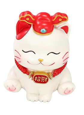 招财猫树脂桌面摆件创意礼品
