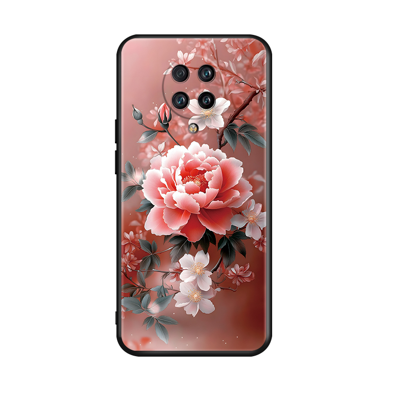 luckrider适用于红米k30pro浪漫好看花卉redmi k30pro手机保护套m2001j11e软硅胶外壳。红迷k30por全包防摔ho