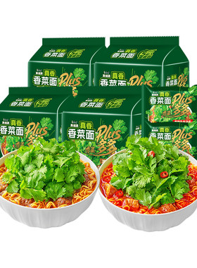 康师傅真味道香菜面多口味
