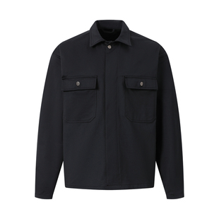 EntryLev工装口袋衬衫衬衣外套百搭轻量化短版夹克秋冬搭配万金油