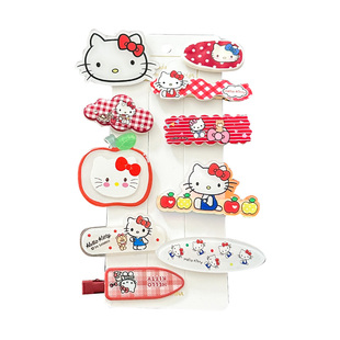 10件套甜美可爱女童发夹小孩头饰前额碎发卡子女宝宝刘海儿童发饰