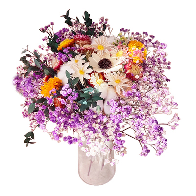 混搭干花满天星永生花云南干花
