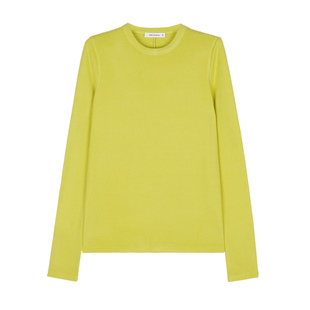 MRS Studios 内搭BI入时髦修身微宽松绒面舒适立体螺纹长袖打底衫