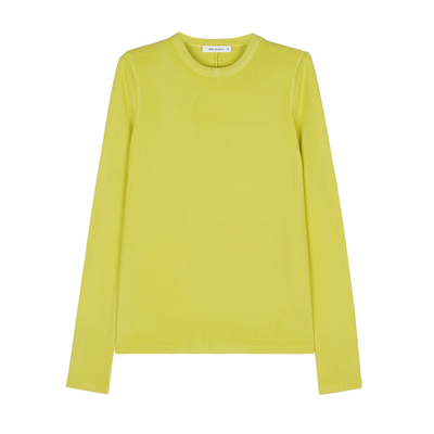 MRS Studios 内搭BI入时髦修身微宽松绒面舒适立体螺纹长袖打底衫