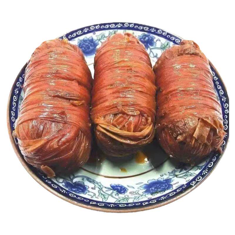纯猪小肠220克熟食苦肠猪小肠即食下酒菜猪肠卷捆肠特产卤味小吃