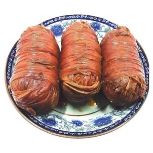 纯猪小肠220克熟食苦肠猪小肠即食下酒菜猪肠卷捆肠特产卤味小吃