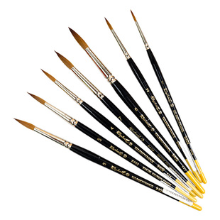 拉斐尔Rahpael科斯基貂毛水彩勾线笔画笔 水粉画笔 细长锋 8402