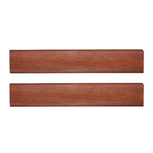 六品书院 镇尺实木一对黑梓木镇尺30cm书法镇尺学生初学者小号中国风压书器压尺压纸文房四宝镇尺木镇尺镇纸