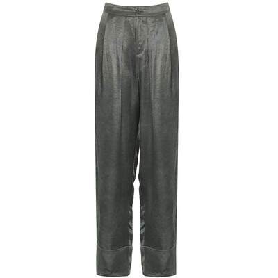 侘寂风仿香云纱风格小脚裤