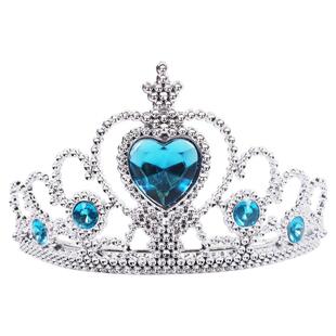 白色冰雪奇缘爱莎公主儿童羽毛面具仙女棒天使皇冠可爱女孩万圣节