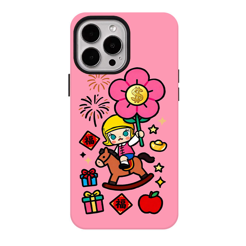 马上有钱花适用苹果17promax手机壳iphone16pro菲林磁吸支架个性华为P80小米15小众vivo防摔保护壳oppo