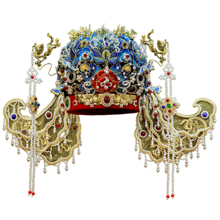 明制汉服婚服凤冠头饰新娘发饰手工九龙九凤发冠皇后结婚发饰奢华