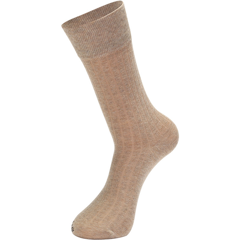 英国CORGI柯基袜手工袜纯色商务男女透气吸汗舒适亲肤休闲长筒袜