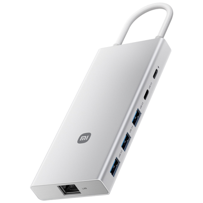 小米Type-C十合一扩展坞 分线器多功能转接器转接头拓展坞PD100W千兆网口 适用小米苹果笔记本