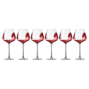 mumu正品 高级奢华水晶勃艮第高脚红酒杯醒酒器套装礼盒高档家用